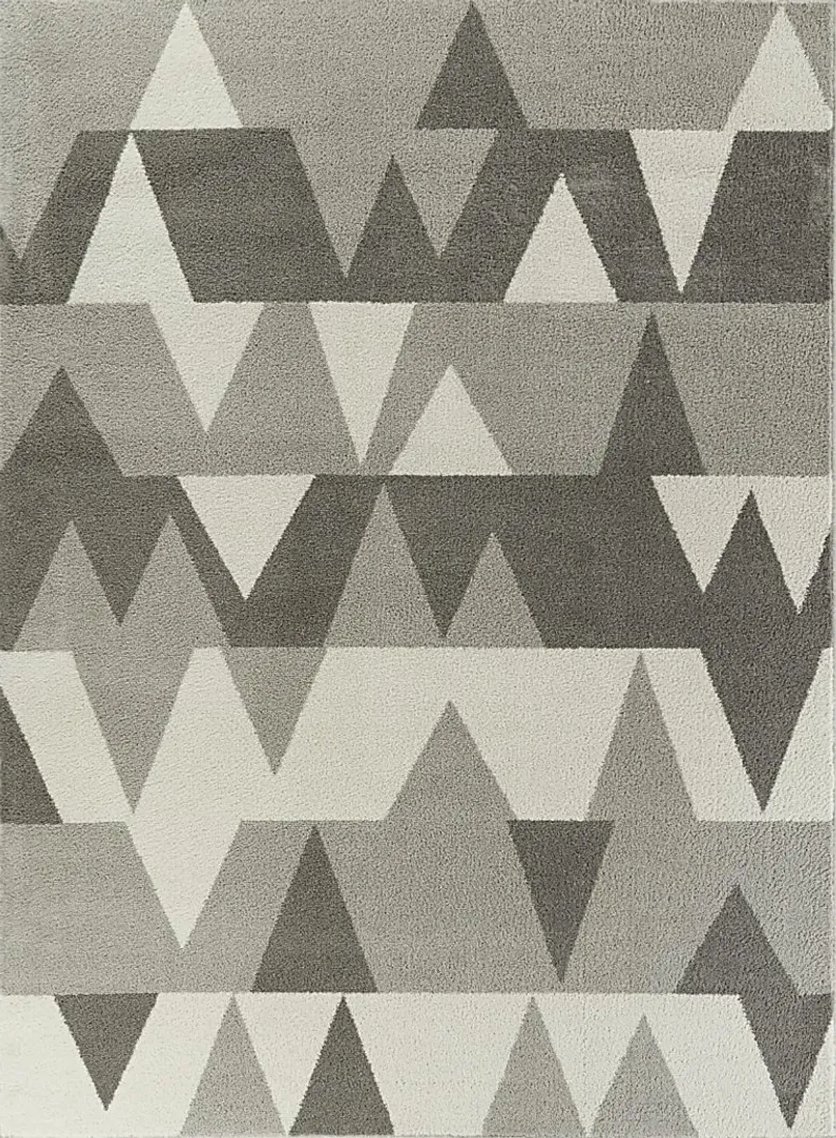 Kids Wild Angles Gray 6'7 x 9' Rug