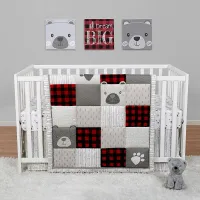 Kids Anouk Red 4 Pc Baby Bedding Set