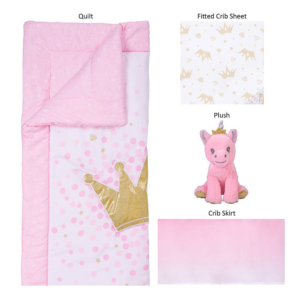 Kids Aitor Pink 4 Pc Baby Bedding Set