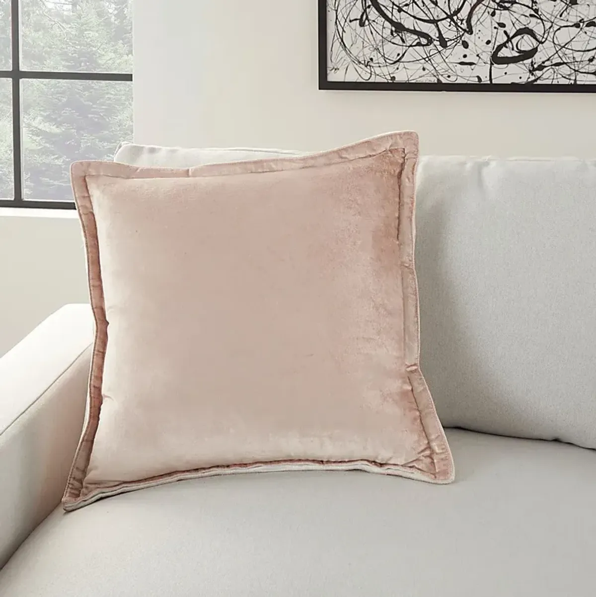 Kids Thirza Blush Accent Pillow