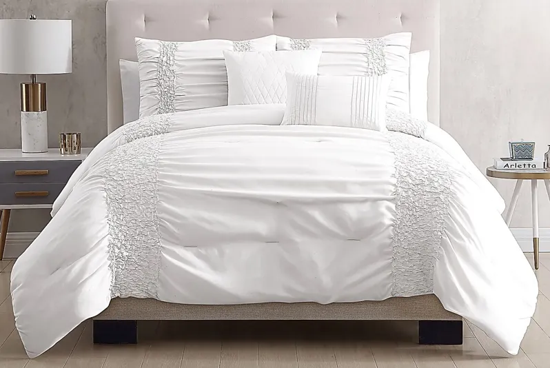 Kids Sirroco White 4 Pc Twin Comforter Set