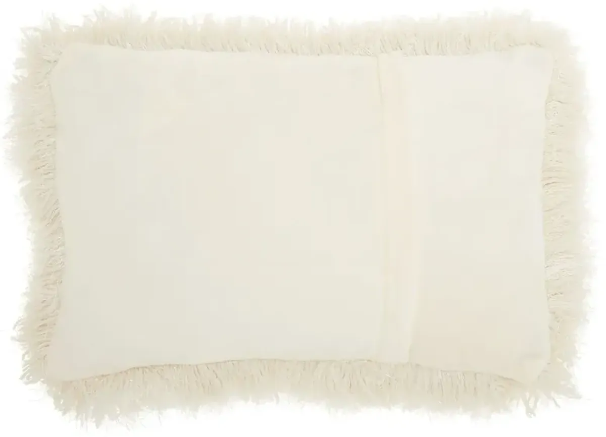 Kids Souzan I Cream Throw Pillow