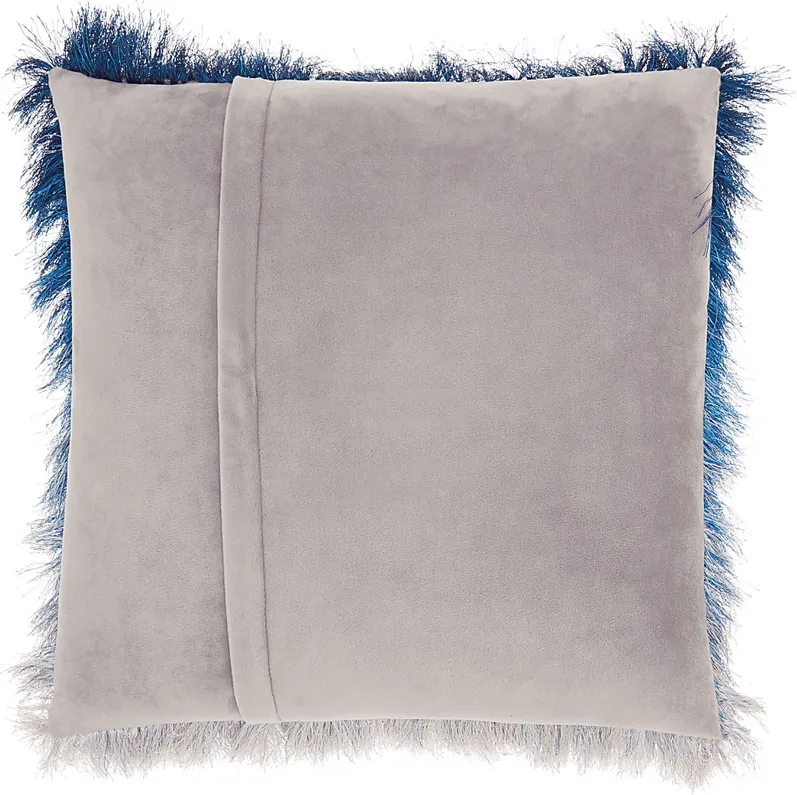 Kids Willmatte Blue Throw Pillow