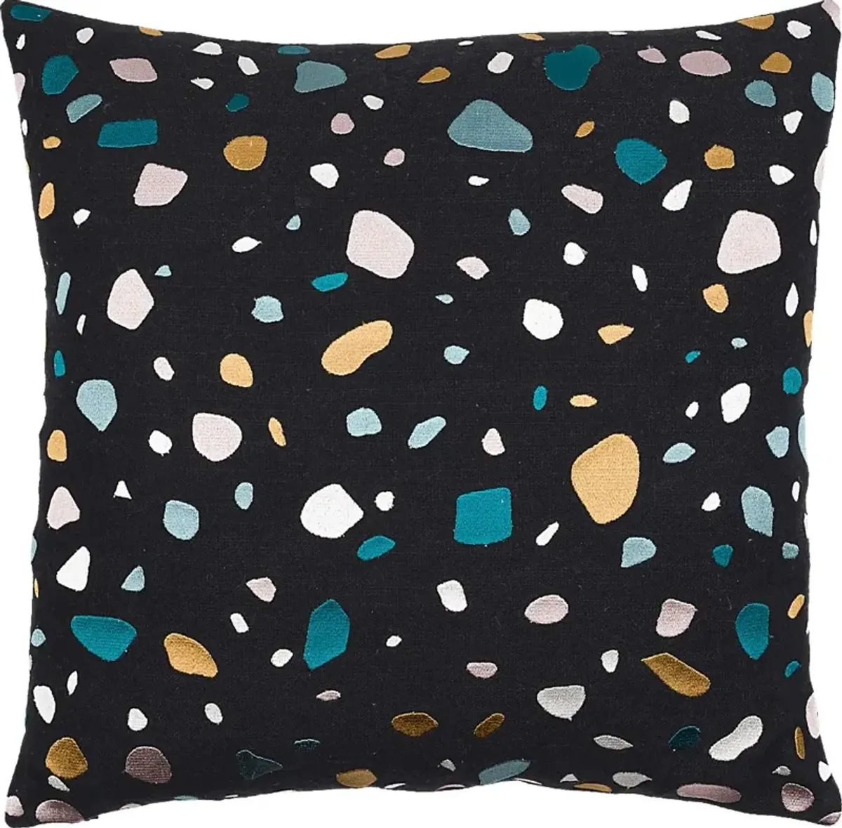 Kids Terra Pebble Black Accent Pillow