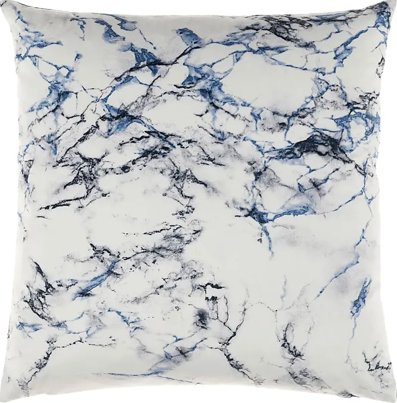 Kids Marble Cloud Charcoal Accent Pillow