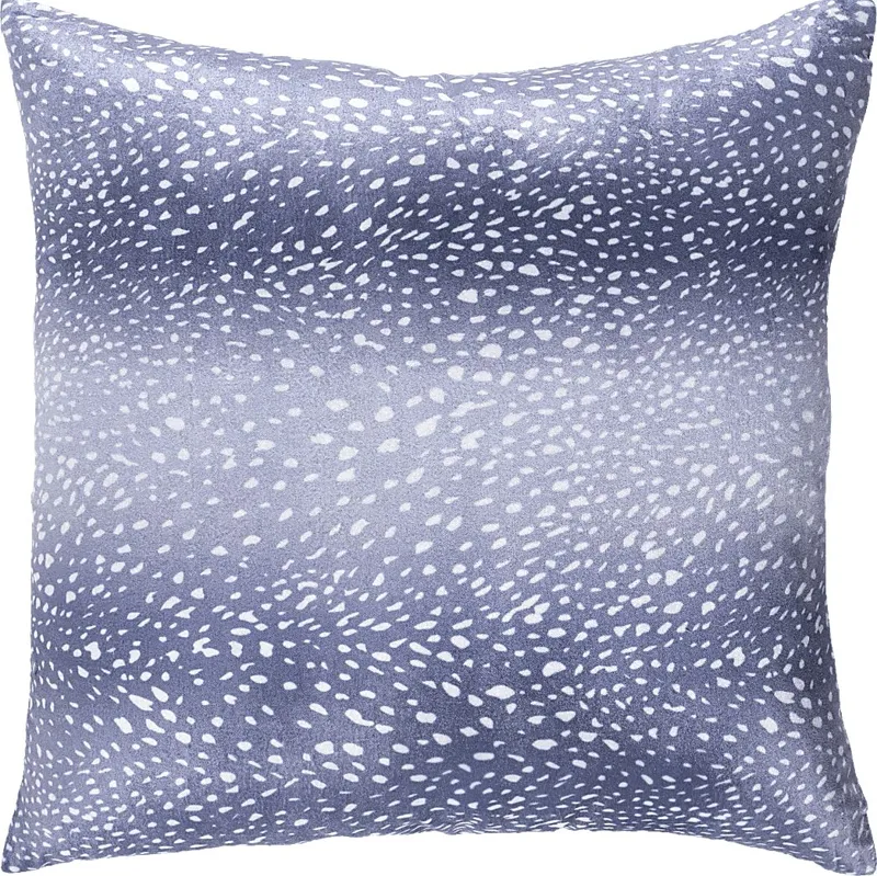 Kids Sparkly Doe Denim Accent Pillow