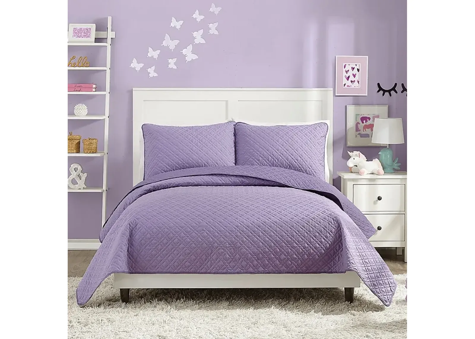 Kids Mintbrook Purple Full/Queen Quilt