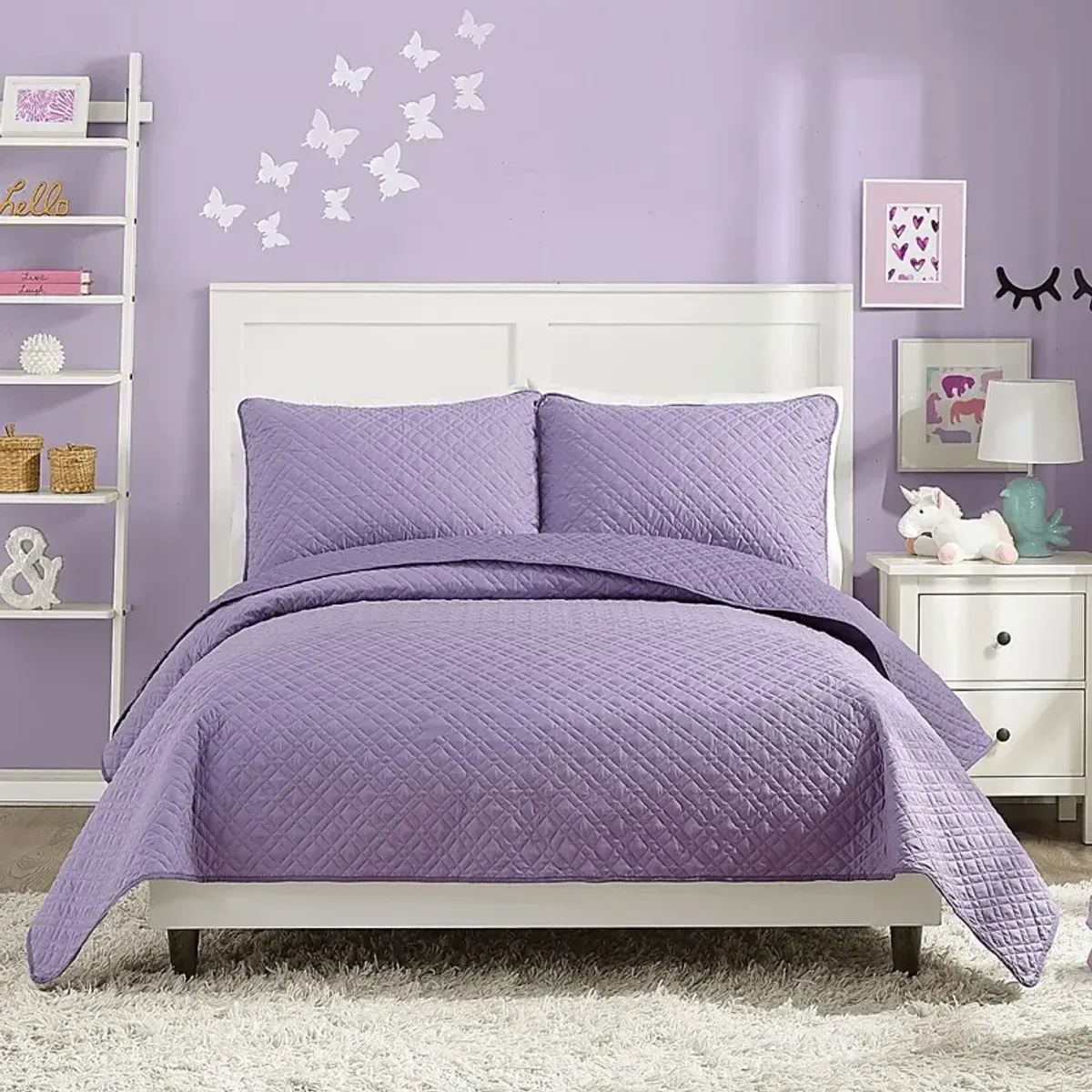 Kids Mintbrook Purple Full/Queen Quilt