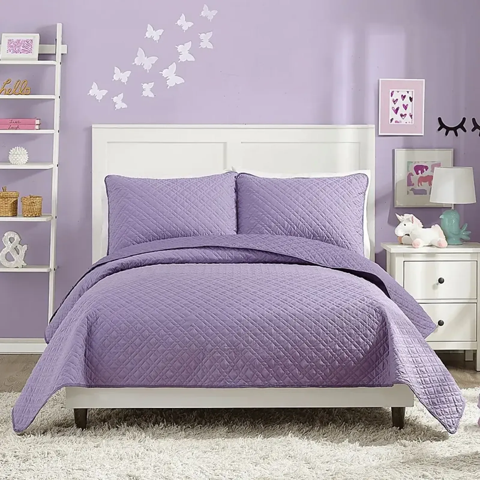 Kids Mintbrook Purple Full/Queen Quilt