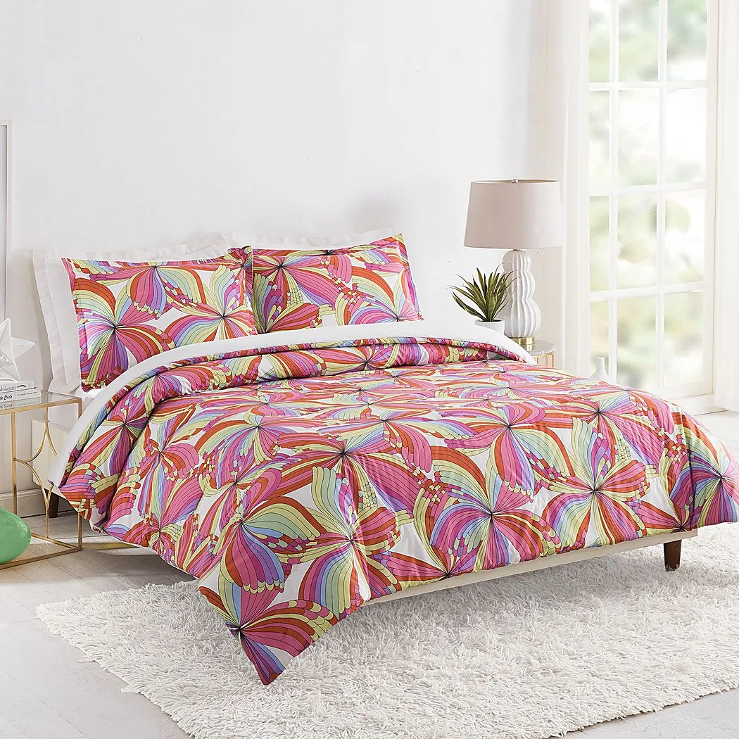 Kids Pinwheel Fun Multi 3 Pc Full/Queen Comforter Set