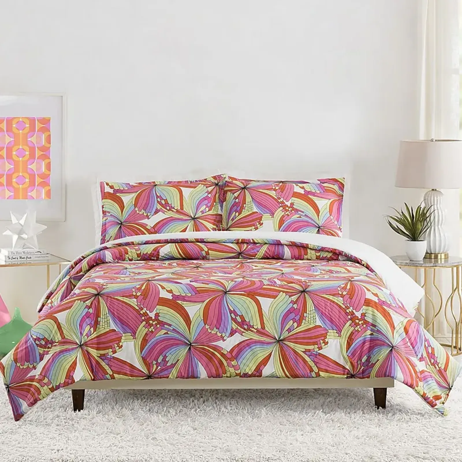 Kids Pinwheel Fun Multi Full/Queen Comforter Set