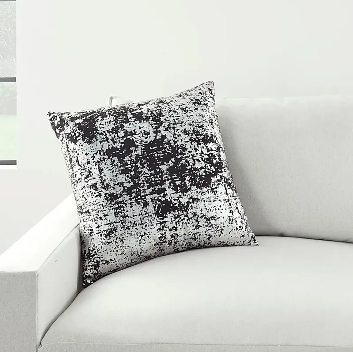 Kids Waterelm Silver Throw Pillow