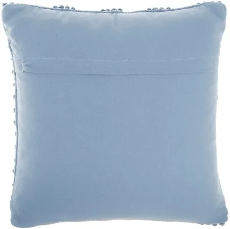 Kids Tynwald II Blue Throw Pillow