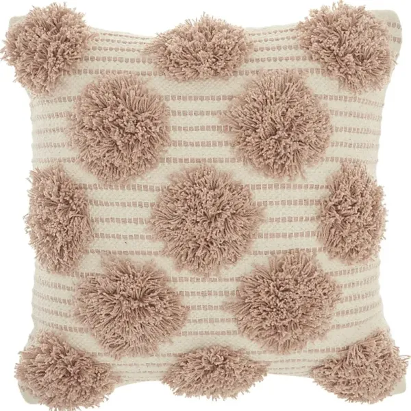 Kids Tuffnell Blush Throw Pillow