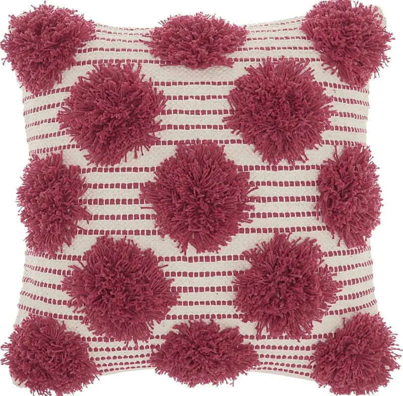 Kids Tuffnell Pink Throw Pillow