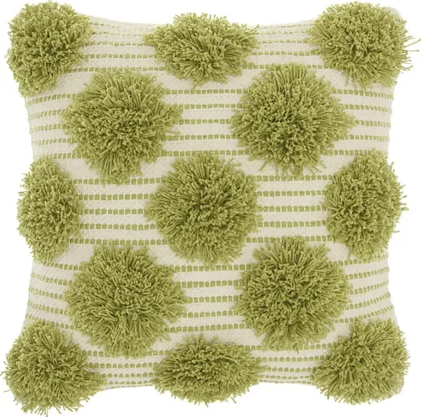 Kids Tuffnell Green Throw Pillow
