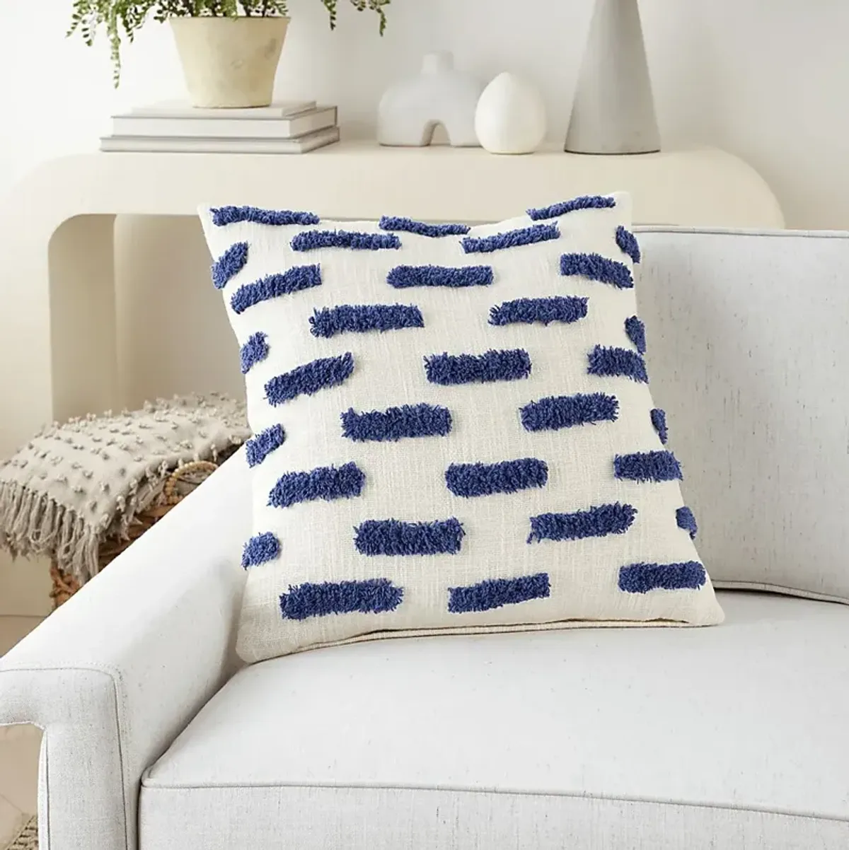 Kids Tresanton Blue Throw Pillow