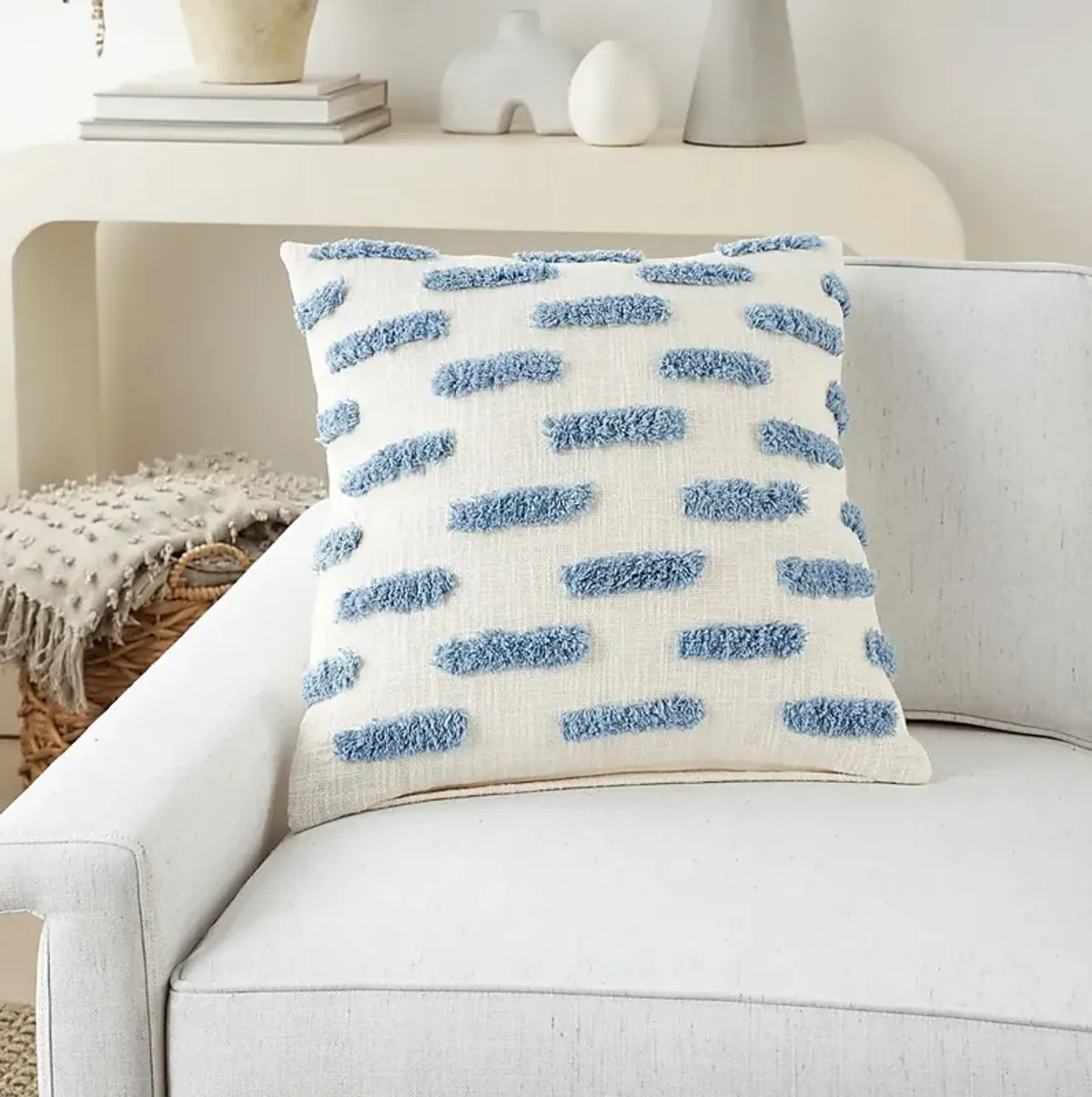 Kids Tresanton Blue Throw Pillow