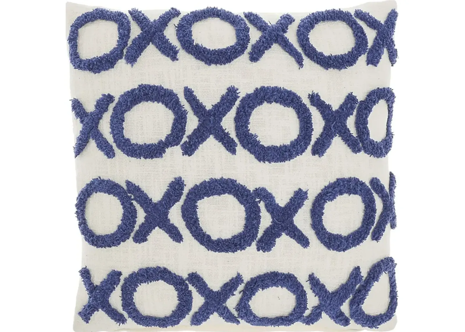 Kids Besos Lane Blue Throw Pillow