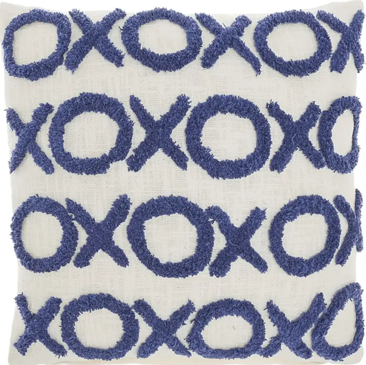 Kids Besos Lane Blue Throw Pillow