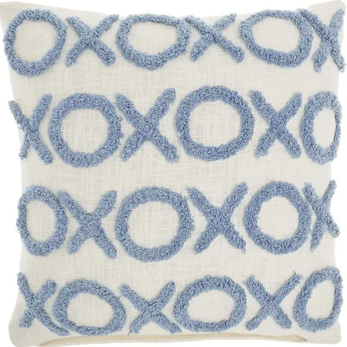 Kids Besos Lane Light Blue Throw Pillow