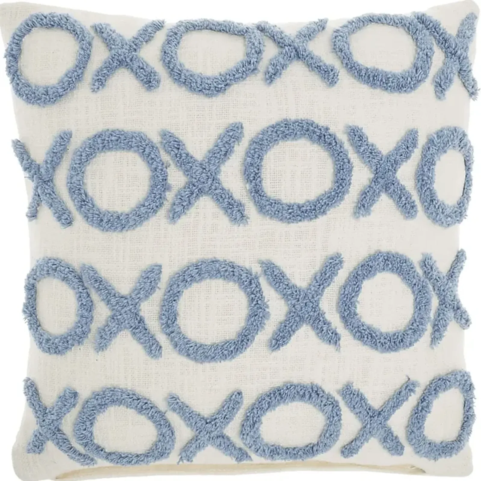 Kids Besos Lane Light Blue Throw Pillow