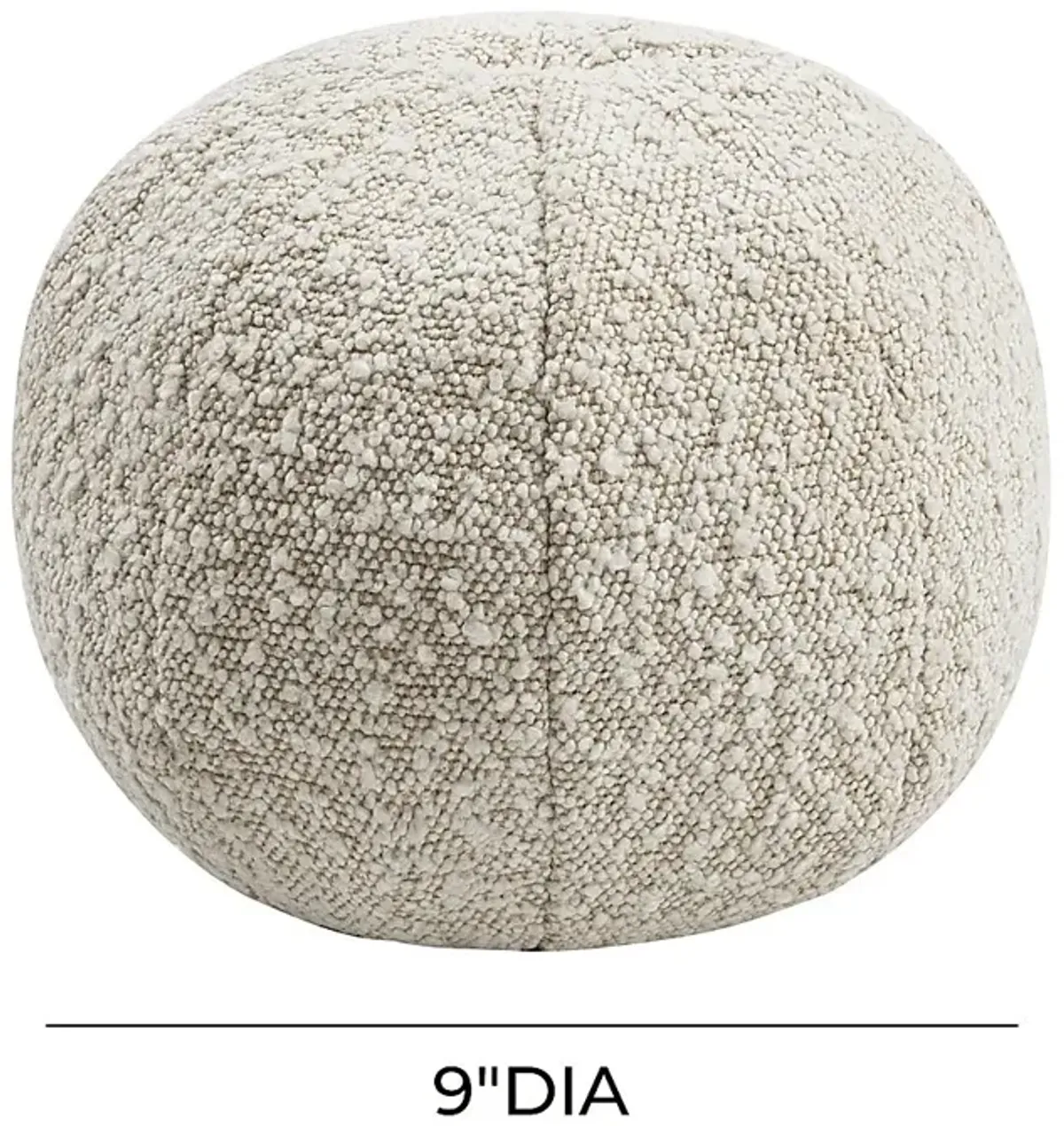 Kids Fuzzy Boba Beige Accent Pillow