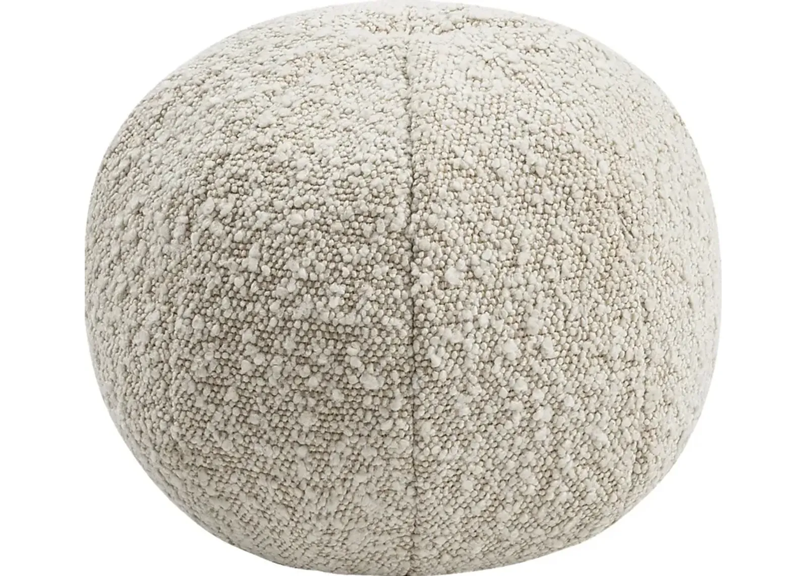 Kids Fuzzy Boba Beige Accent Pillow