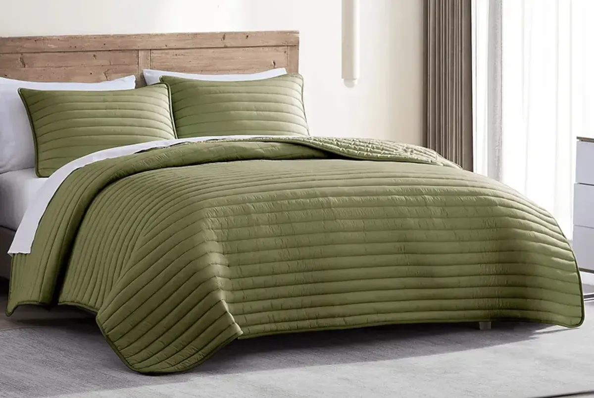 Kids Vallecito Green 2 Pc Twin Comforter Set