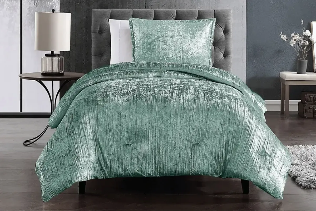 Kids Recine Teal Twin Comforter Set