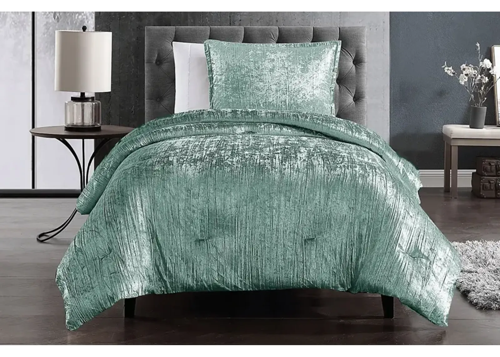 Kids Recine Teal 2 Pc Twin Comforter Set