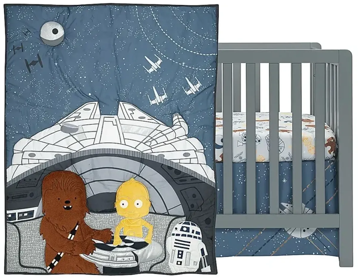 Kids Star Wars Millennium Falcon Baby Bedding Set