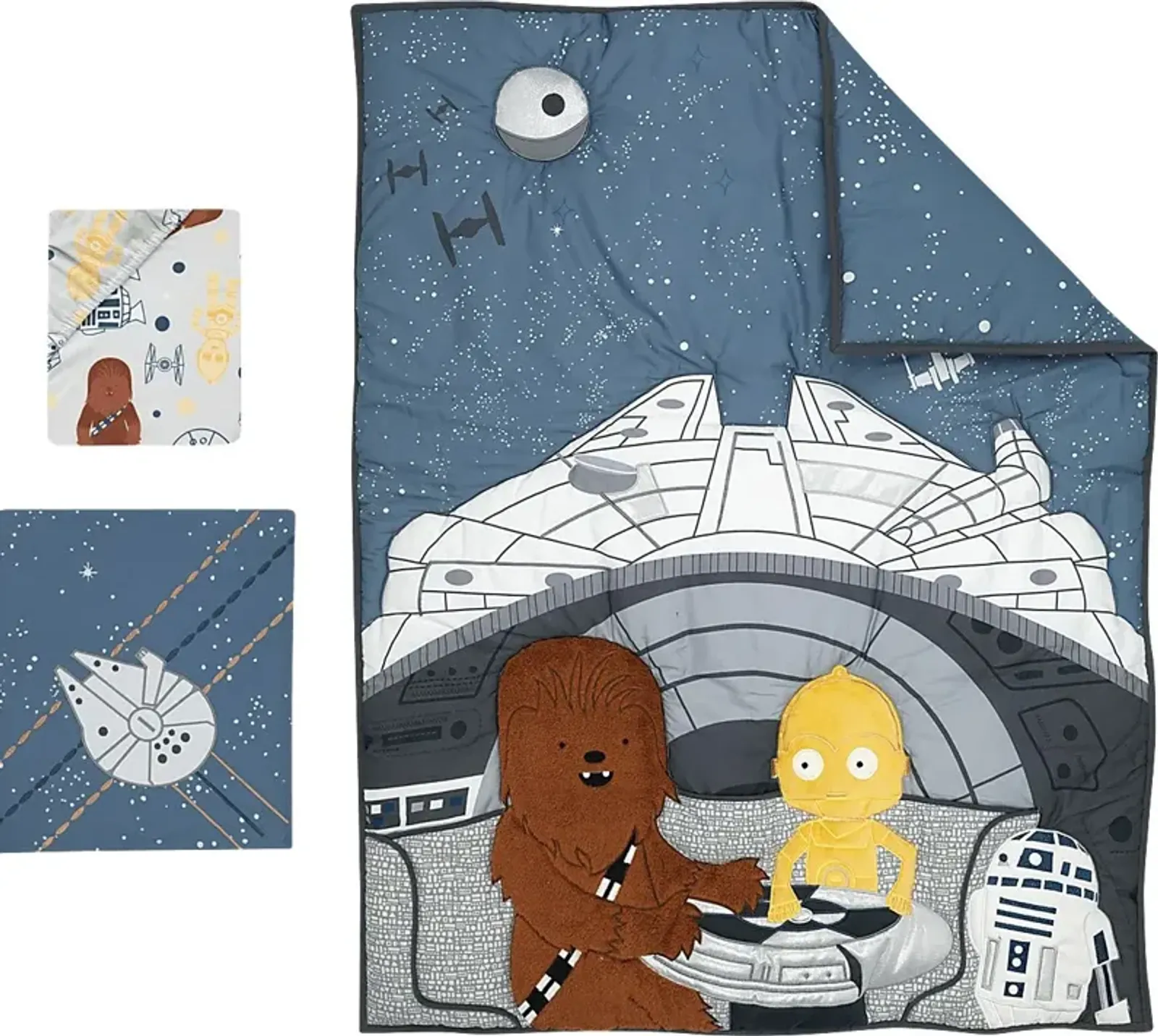 Kids Star Wars Millennium Falcon Baby Bedding Set