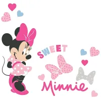 Kids Minnie Mouse Love Pink Wall Decals