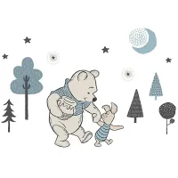 Kids Forever Pooh Blue Wall Decals
