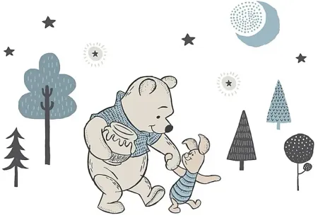 Kids Forever Pooh Blue Wall Decals