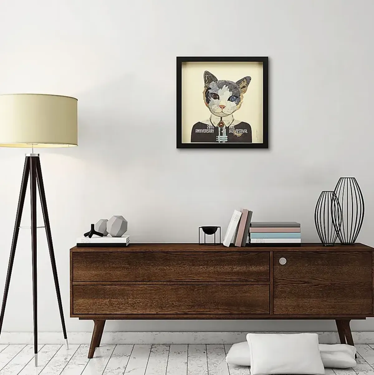 Kids Worldwide Kitty Cream Wall Art