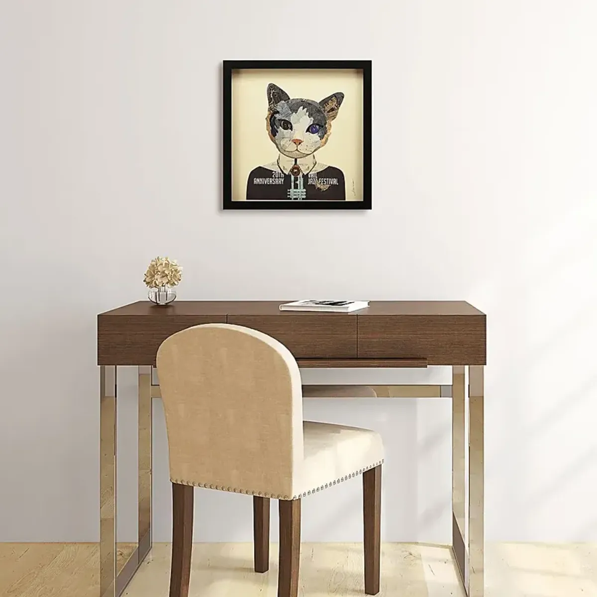 Kids Worldwide Kitty Cream Wall Art