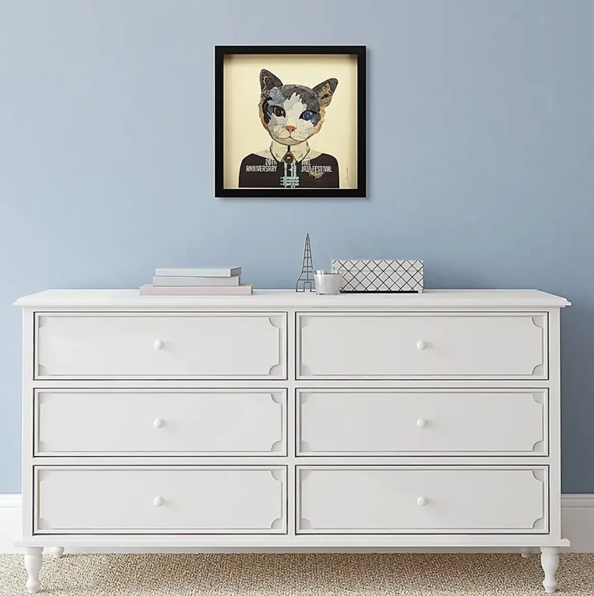 Kids Worldwide Kitty Cream Wall Art