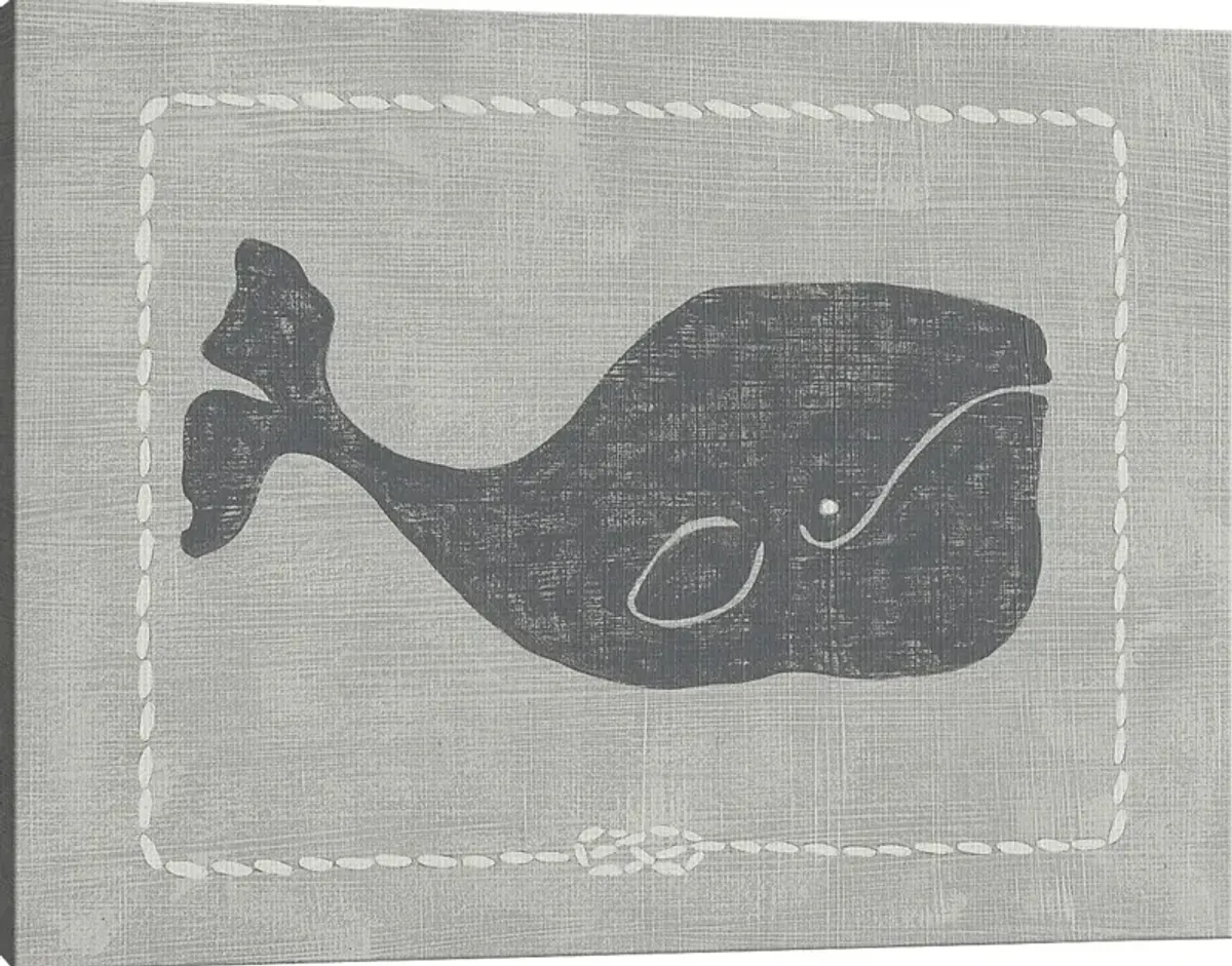 Kids Whales of Deep I Gray Artwork