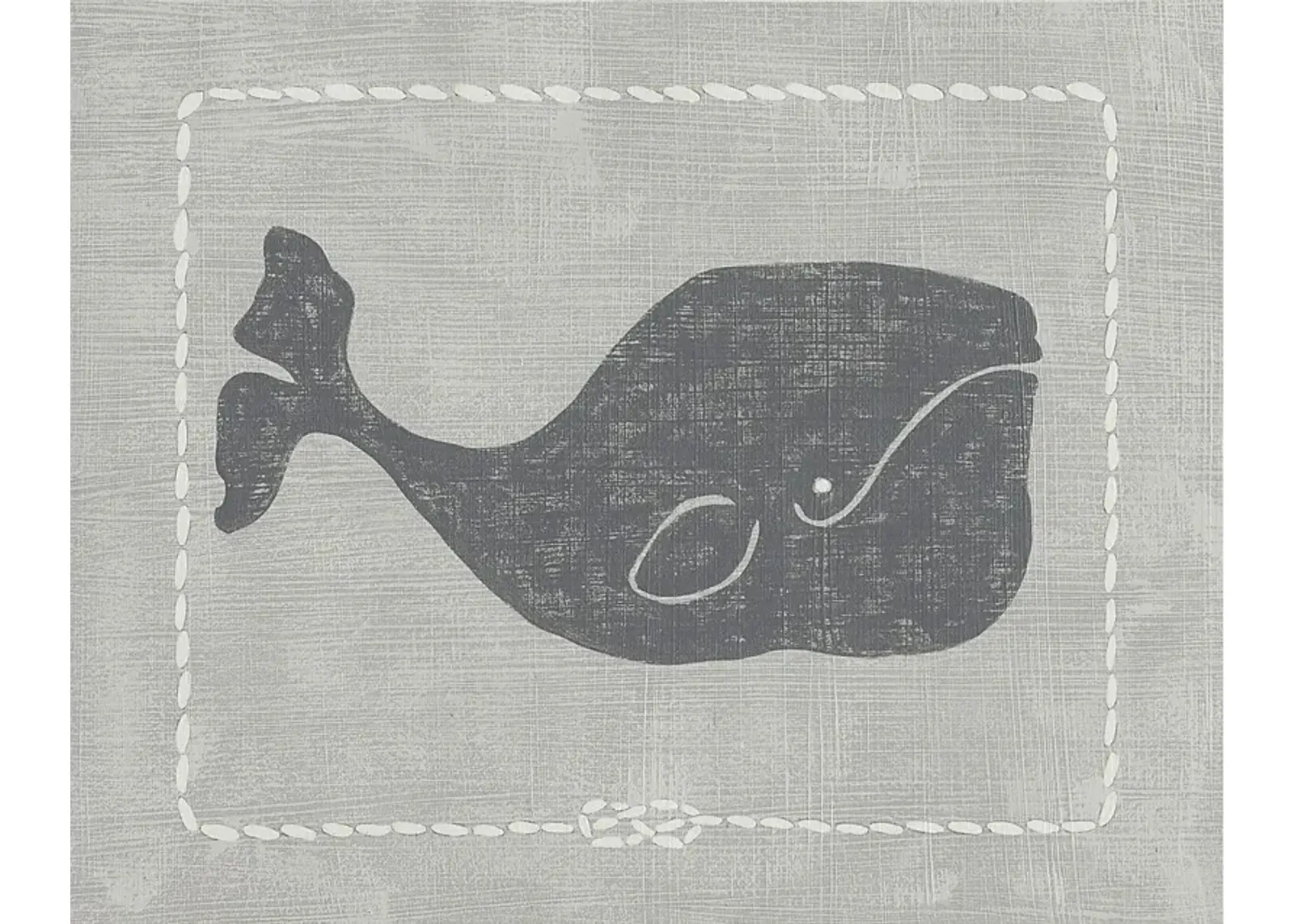 Kids Whales of Deep I Gray Artwork