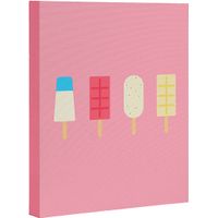 Kids Pink Popsicles I Pink Artwork