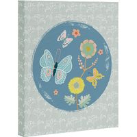 Kids Butterfly Globe II Blue Artwork
