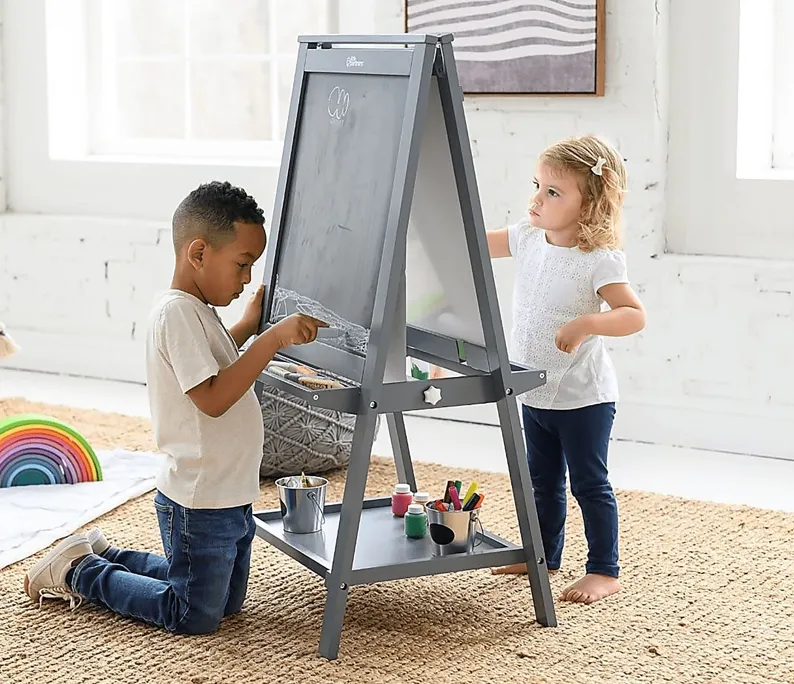 Little Partners Gray Artist EZ Easel