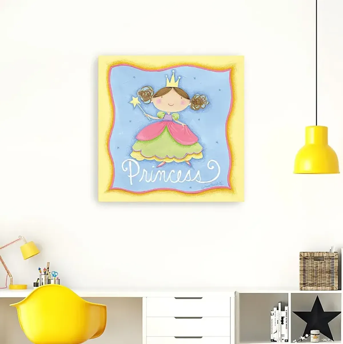 Kids Princess Fairy Blue Artwork