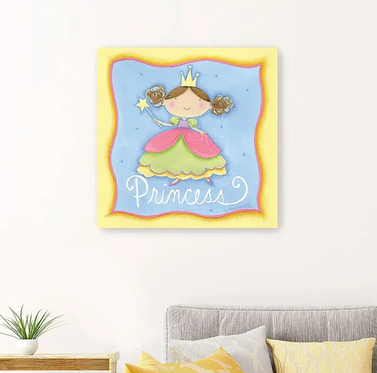 Kids Princess Fairy Blue Artwork