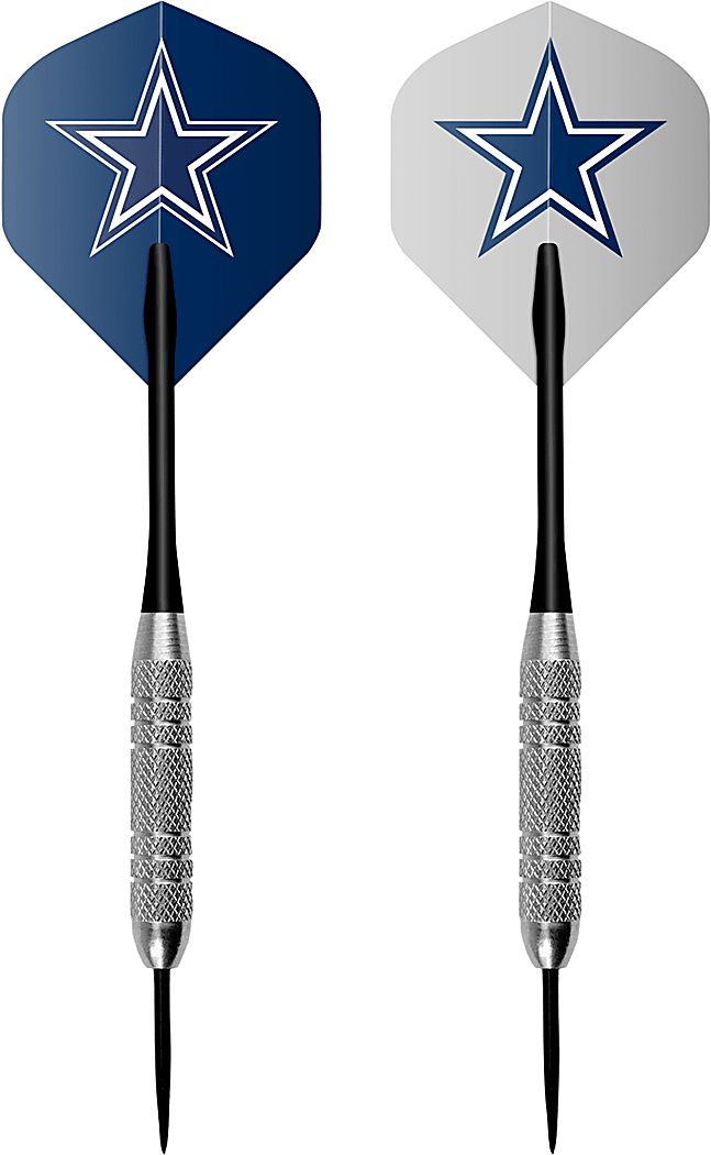 Fan's Choice Black Dallas Cowboys Dartboard Set