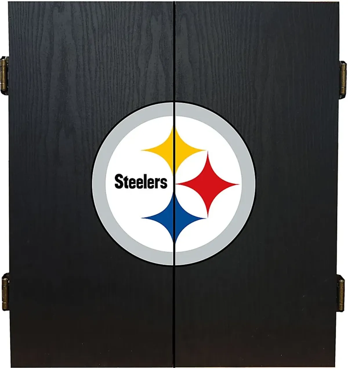 Fan's Choice Black Pittsburg Steelers Dartboard Set