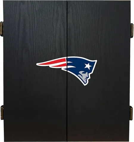 Fan's Choice Black New England Patriots Dartboard Set