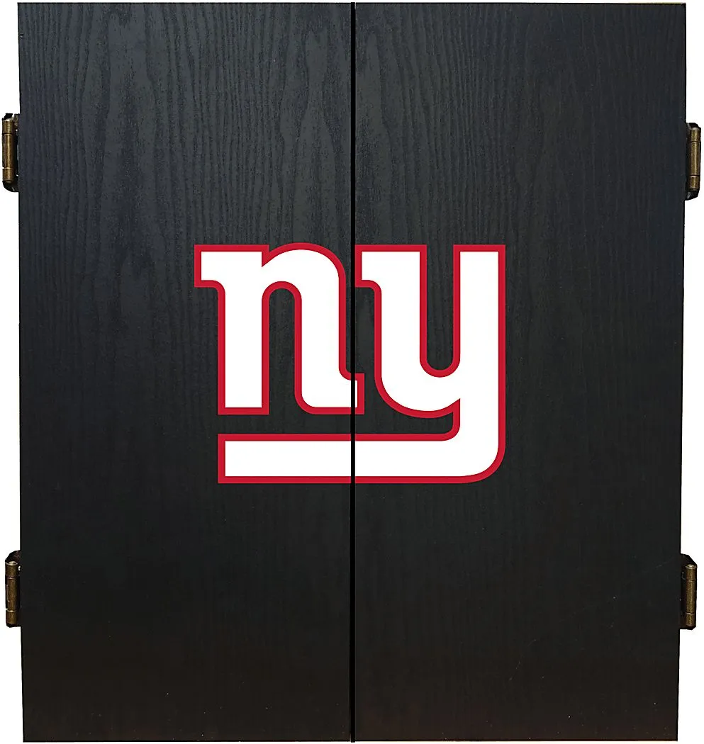 Fan's Choice Black New York Giants Dartboard Set